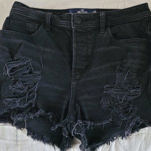 Hollister Black Cut-Off Shorts